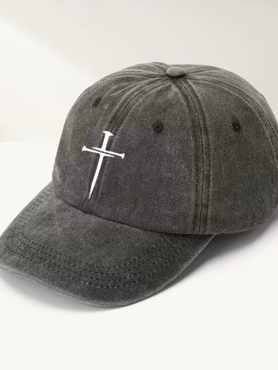Syrios Gifts Other - Black Christian Cross Sword Hat Jesus Faith Religious Baseball Cap Dad Hat Gift